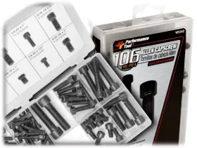 W5342 Performance Tool 106pc Allen Cap Screw Assortment With Case