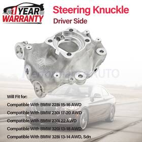 Performanceautoparts2012 31216853819 Front Left Steering Knuckle New For Bmw Awd 228i 230i 320i 328i 330i