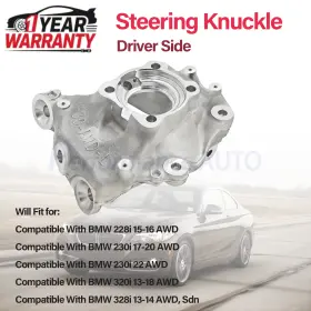Performanceautoparts2012 31216853819 Front Left Steering Knuckle New For Bmw Awd 228i 230i 320i 328i 330i