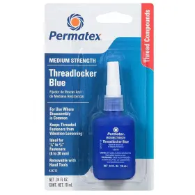 24210 Permatex Medium Strength Blue Threadlocker 10ml Pack Of 1