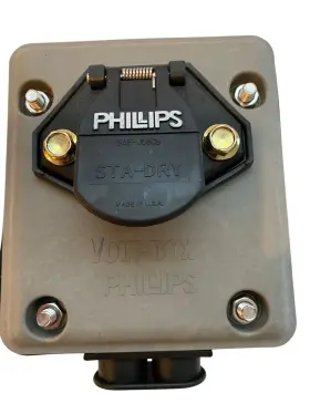 16-80002 Phillips 795689016335 - Without Ut Brk 7 Way Volt Box Solid Pin