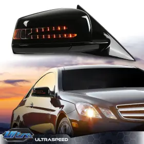 Ult-060614 Pit66 Fit For 10-17 Mercedes Coupe E350 E400 Black Right Side Mirror Without Blind Spot