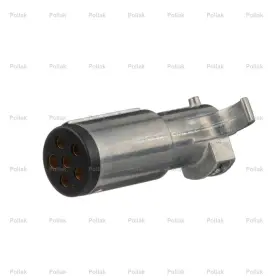 6p-100v Pollak 6p 100v 6 Pole Round Plug W O Cableguard