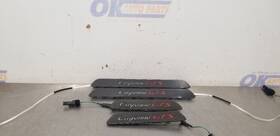 Porsche 299.po1416 16 Cayenne Gts 958 Illuminated Door Sill Scuff Plate Set Carbon Fiber