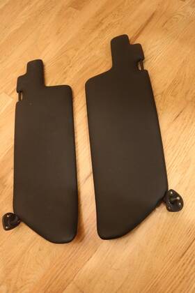 Porsche 9447310310170a 924 944 And 968 Sun Visors Black - Left Right Driver Passenger Lh Rh