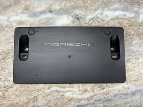 Porsche 9y0807287ad Cayenne License Plate Bracket Holder Oem 9y0807287