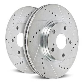 Power Stop Ar85141xr Extreme Performance Drilled And Slotted Brake Rotor Late Mo