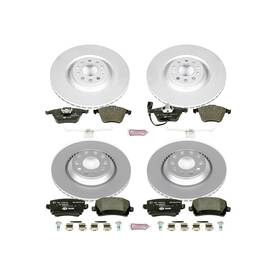 Power Stop Esk5471 Eurostop Brake Kit Front And Rear 2009-2014 Volkswagen Cc/2006