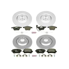 Esk5471 Power Stop Eurostop Brake Kit Front And Rear 2009-2014 Volkswagen Cc/2006
