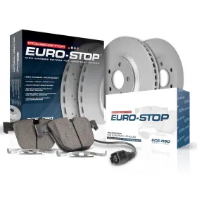 Esk6357 Power Stop Eurostop Brake Kit Front 2007-2009 Mercedes-benz E350 Sedan/2