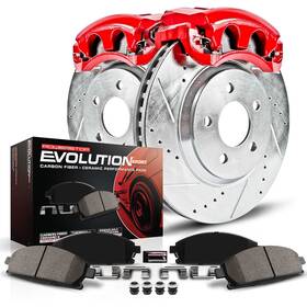 Power Stop Kc6097 High Performance Brake Upgrade Kit Cross-drilled And Slotted R