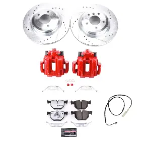 Kc7009-26 Power Stop Z26 Extreme Street Warrior 1-click Brake Kit With Calipers Rea