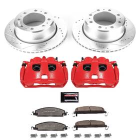 Power Stop Kc7131-36 Z36 Extreme Performance Truck And Tow 1-click Brake Kit With C