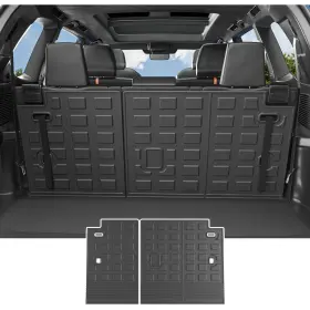 Powoq 754631966739 Backrest Mats Compatible With 2020-2023 Toyota Highlander Rear Back Seat