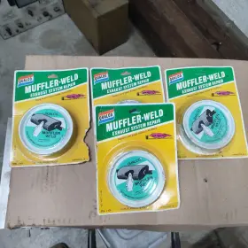 Qualco 077678001011 Lot Of 4 Vintage Muffler Weld Exhaust System Repair Sealed Oz