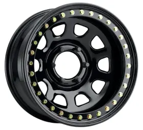 Rt5179555 Raceline Wheels Blk Daytona Rock 17x9.5 5x5.5 3.5 Bs 4.25 Centerbore C