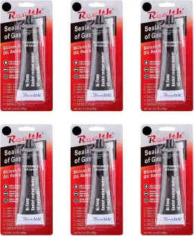 Sg119 Realth Silicone Gasket Maker Black Oil 1 Pack High Temperature Rtv 3.53 Oz