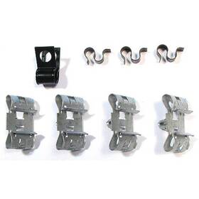 Right Stuff Acs025 68 -69 3/8 Main 1/4 Return - Fuel Line Clips 8 Pcs