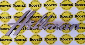 Rootes 72240581 Group Hillman Minx Fthillmanft Script Emblem Excellent Used