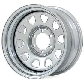 Rough Country 840269965470 17x9 Polished Chrome Steel Wheel - 6x5.5 12mm Offset 4.25 Bore