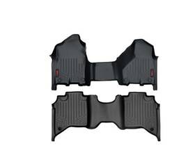 Rough Country M-31530 S&d Rc Front/rear Heavy Duty Floor Mats For 2019-2025 Dodge Ram 2500 Crew Cahb