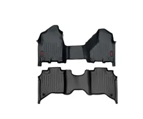 M-31530 Rough Country S&d Rc Front/rear Heavy Duty Floor Mats For 2019-2025 Dodge Ram 2500 Crew Cahb