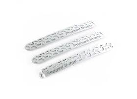 Rugged Ridge 13311.50 Door Handle Inserts Brushed Tread 2-d Fits Jeep Wrangler
