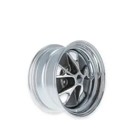 C5zz-1007-br Scott Drake 14x7 Styled Steel Wheel Chrome/charcoal