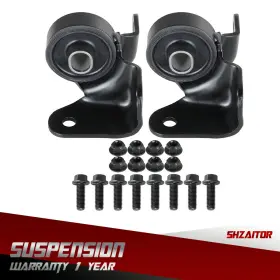 Ie1107639es Shzaitor 2x Front Steel Torsion Bar Crossmember Mount For Chevy Silverado 1500 1999-2007
