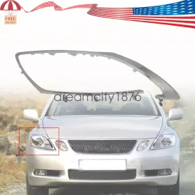 81116-30b80 Soillar For Lexus Gs300 Gs430 2005-11 Chrome Left Side Headlight Bezel Ring Trim Cover