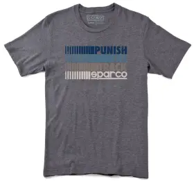 Sp02700gr2m Sparco For T-shirt Punish Gry Med