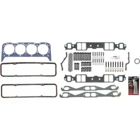9100025 Speedway Motors Premium Sbc 283 To 350 Cylinder Head And Intake Install Kit 55-86
