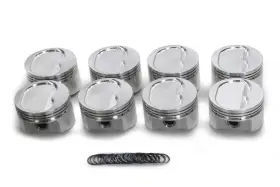 139628 Sportsman Racing Products Sbc Dished Piston Set 4 030 Bore 16cc