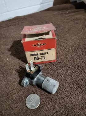 Ds-71 Standard Vintage Dimmer Switch For 1950s 60s 70s Car Truck Rat Hot Rod