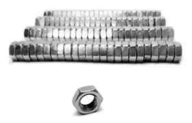 J0014345 Steinjager Nuts Bulk Jam Fasteners 5/16-18 Rh 100 Pack Grade 2 Plated Zinc
