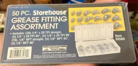 Storehouse 792363935692 50 Pieces Grease Fitting Assortment From New And Sealed