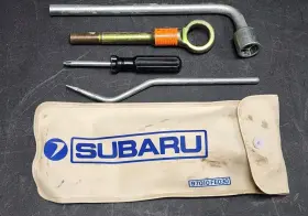 97010fe030 Subaru 2002-04 Impreza Sti Wrx Toolkit Pouch Tools Lug Wrench Tire Jack Tool Oem
