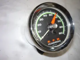 Sst707 Sun Vintage 1966 9000 Rpm Tachometer Tested Works See Video