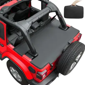 Svqp1292 Sv-motor For 2007-2018 Jeep Wrangler Jk Unlimited 4-door Rear Cargo Cover Tonneau