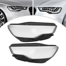 Tbvechi 4g0941044e For Audi A6 C7 2011-2015 Left And Right Side Headlight Lens Cover Headlamp