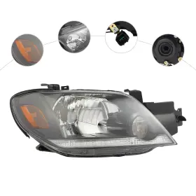 Mn133516 Tbvechi For 2003-2006 Mitsubishi Outlander Ls/xls Halogen Passenger Side Headlight