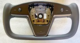 1965131-00-c Tesla 2021-2024 Model S X Yoke Type Steering Wheel Factory Oem