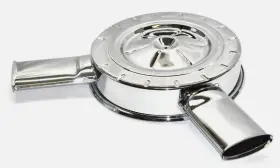 Cb1587v The Parts Place 1965-1967 Chevelle Malibu L79 Chrome Air Cleaner Lid Only