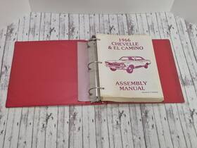 The Parts Place Inc. Bk1047v 1966 Chevelle And El Camino Factory Gm Assembly Manual Loose Leaf In Binder