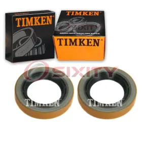 Sx-2595 Timken 2 Pc Rear Axle Shaft Seals For 2000-2003 Lincoln Town Car Driveline St