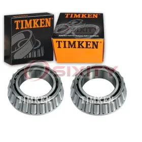Sx-4380 Timken 2 Pc Rear Inner Wheel Bearings For 1975-1985 Mercedes-benz 300d Axle Bj