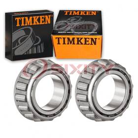 Timken Sx-5331 2 Pc Rear Wheel Bearings For 1954-1961 Fiat 600 Axle Drivetrain Vr