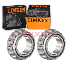 Sx-5331 Timken 2 Pc Rear Wheel Bearings For 1954-1961 Fiat 600 Axle Drivetrain Vr