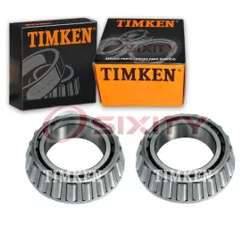 Sx-7174 Timken 2 Pc Rear Outer Wheel Bearings For 1969 Ford E-300 Econoline Axle Bg