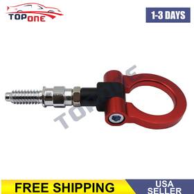 Topone Lsot00294 Fit Bmw 3 Series Front Rear Bumper Screw-on Sports Track Racing Style Tow Hook